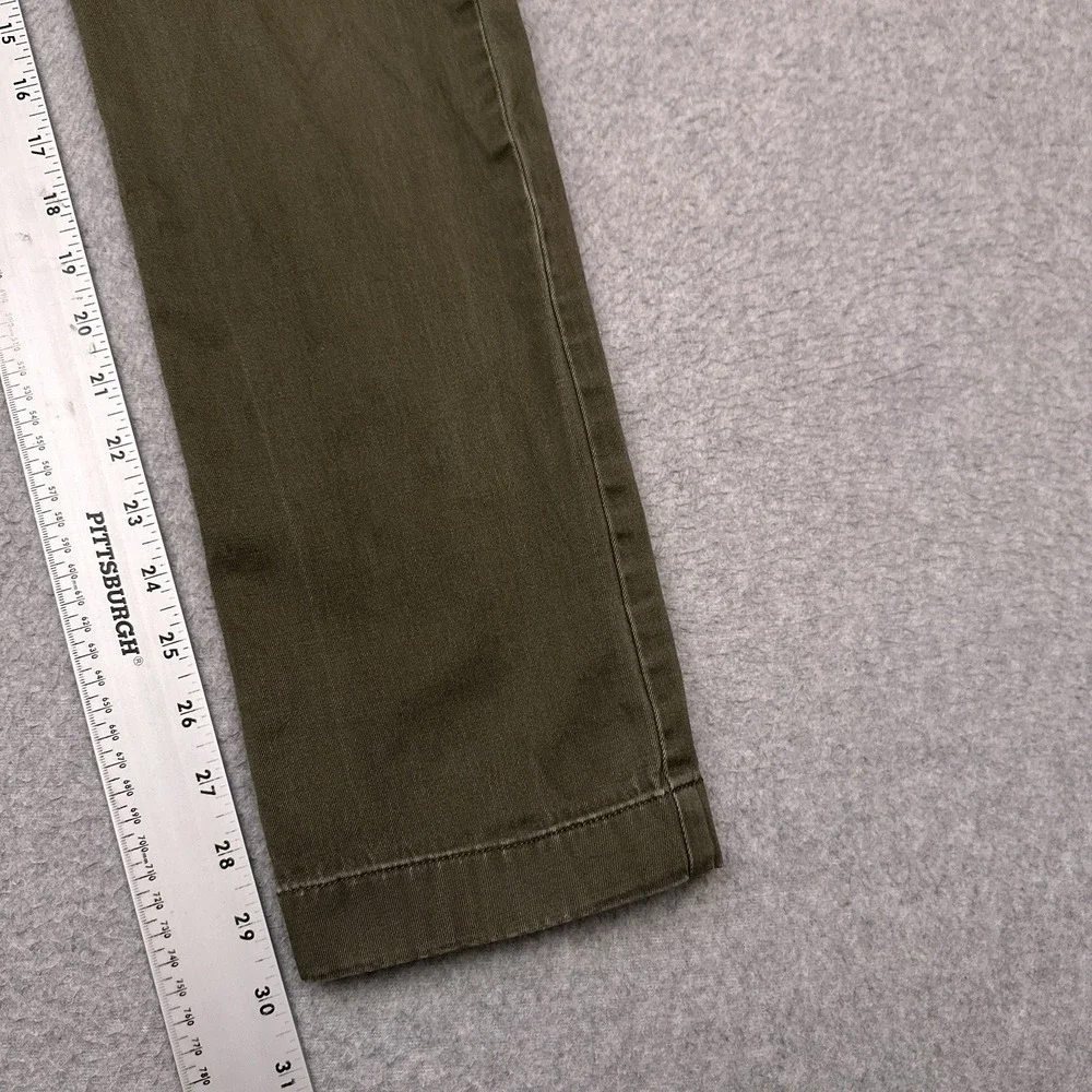J.CREW 484 Slim Fit Stretch Chino Pants Mens 29x30* Green Straight Preppy Office